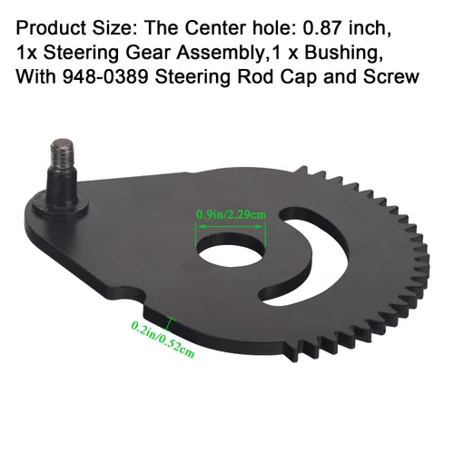 Vista 3 de 617-04094 Kit de engranajes de dirección compatible con MTD/Troy-Bilt/Craftsman 61704094 948-0389 - Compatible con los modelos 247288841 247288810