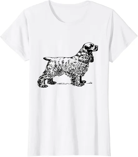 Vista 22 de Cocker Spaniel - Camiseta para perro Cocker Spaniel, gris, S Asfalto