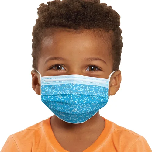 Vista 2 de Just Play Máscara facial de un solo uso para niños, Blue's Clues & You!, 14 unidades, pequeña, de 2 a 7 años, juguetes para niños de 2 años