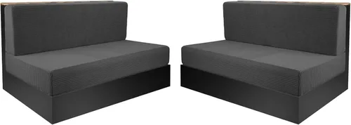 Vista 8 de EFELIM Fundas elásticas para cojines de dinette de caravana, funda de sofá de caravana, funda de asiento de sofá de caravana, funda suave