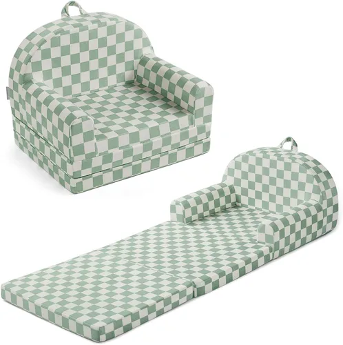 Vista 10 de Blissful Diary Sofá plegable para niños, 2 en 1, sofá para niños, cuadros