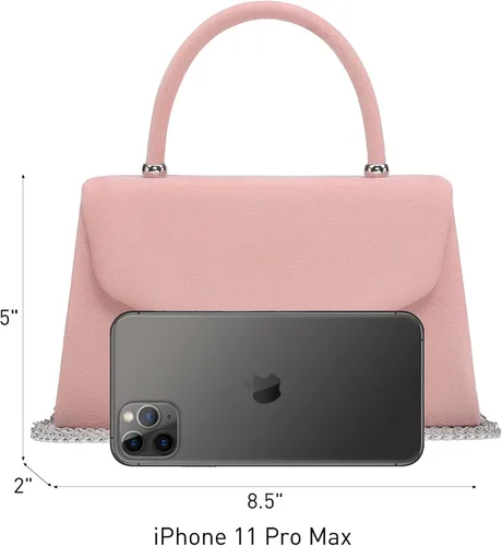 Vista 25 de Dasein Bolso de noche para mujer, embragues de fiesta, bolsos de boda, cóctel, baile de graduación, bolsos con purpurina esmerilada