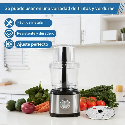 Vista 3 de Cuchilla de disco de corte para procesador de alimentos Hamilton Beach 70730 70670 70740 70760