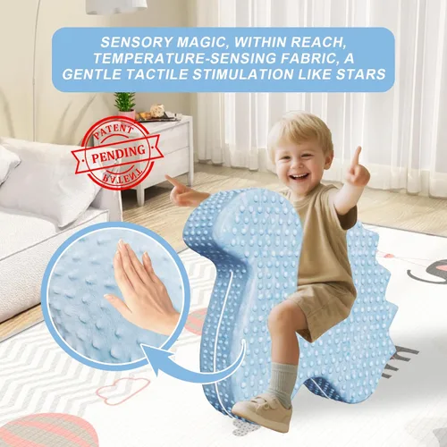 Vista 7 de Asiento sensorial suave para apretar, sillas sensoriales específicamente diseñadas para niños con necesidades sensoriales, proporciona un abrazo