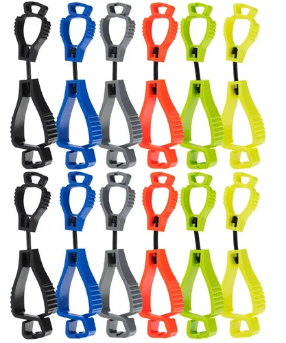 Vista 6 de Glove Guard Clips de engranaje Hunters. Asegura sombreros, guantes y equipo de senderismo, paquete de 5, accesorios para exteriores, fabricados