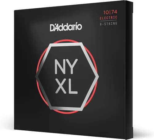 Vista 21 de D'Addario cuerdas para guitarra eléctrica, NYXL niqueladas, NYXL1152, calibre medio/pesado superior 11-52, juego de 6 cuerdas, paquete de 1