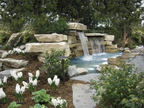 Vista 3 de UWD16 ECO-Series - Difusor universal de cascada de 16 pulgadas Ideal for streams, waterfalls, block wall spillways & pools. Load bearing design.