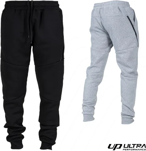 Vista 3 de Ultra Performance 3 Pack Fleece Active Tech Joggers for Men, Mens Sweatpants with Zipper Pockets