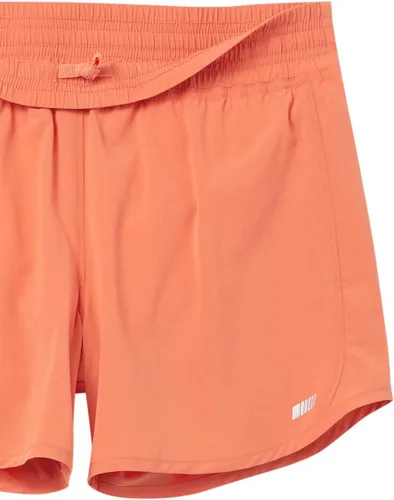 Vista 6 de Tienda Essentials Pantalón corto de correr tejido elástico de 4 pulgadas para mujer
