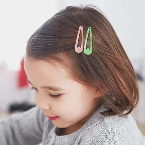 Vista 7 de JIARON 80 pinzas para el cabello, pasadores de metal antideslizantes de 2 pulgadas para niñas, niños, bebés y mujeres (20 colores)