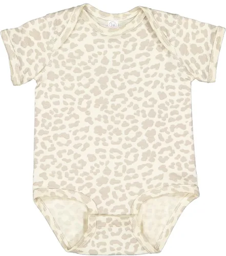 Vista 180 de RABBIT SKINS, Body de manga corta de jersey fino suave para bebé