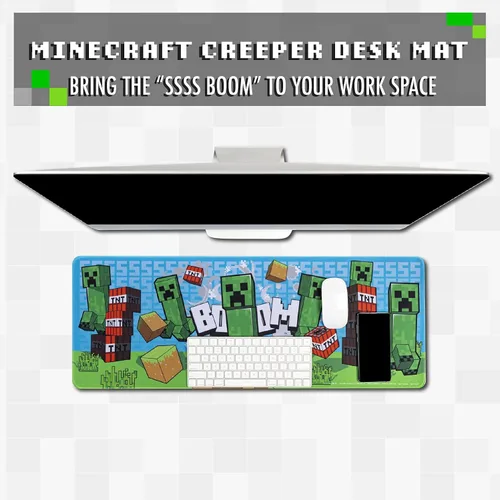 Vista 2 de Paladone Minecraft Creeper - Tapete de escritorio con licencia