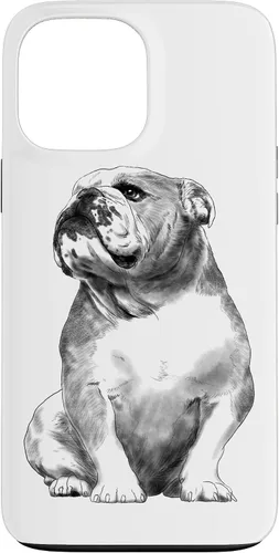 Vista 24 de Funda para iPhone 17 de Bulldog Inglés con diseño de perro