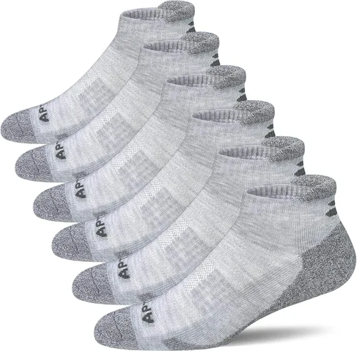 Vista 10 de APTYID Calcetines tobilleros acolchados para hombre (6 pares)