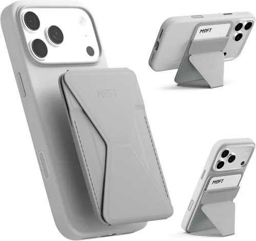 Vista 42 de MOFT Soporte para teléfono y cartera AERA, cartera MagSafe, tarjetero beach blanco