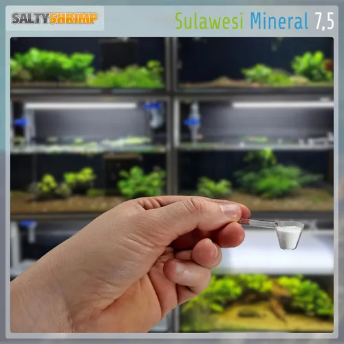 Vista 2 de Sulawesi 7,5 Minerales y oligoelementos Tanque de camarones cardenales (8.82 oz)