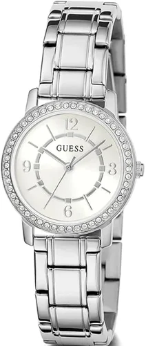Vista 5 de GUESS US - Reloj analógico dorado y negro para mujer