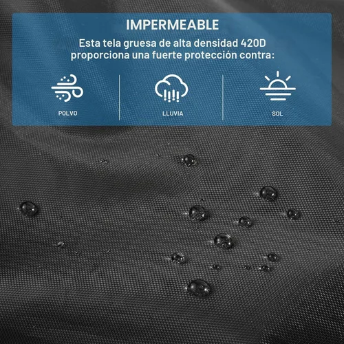 Vista 4 de Paquete de 2 fundas impermeables para lavadora y secadora, para lavadora y secadora de carga superior y frontal, diseño de cremallera, fundas