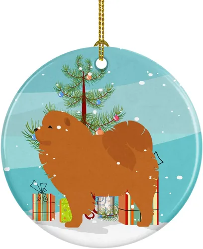 Vista 48 de Caroline's Treasures Cavalier King Charles Spaniel - Adorno de cerámica para árbol de Navidad, decoración colgante para el hogar, Navidad, fiestas