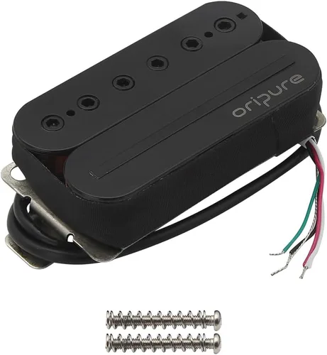 Vista 10 de Oripure Pastillas Humbucker Alnico 5 para Guitarra Pastilla de Puente Hot Dual Rail y Postes de Tornillo