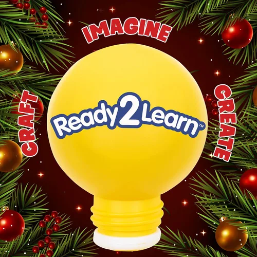 Vista 7 de READY 2 LEARN Pegatinas de Espuma con Purpurina Formas Navideñas Paquete de 168 Pegatinas Autoadhesivas para Niños Perfectas