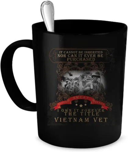 Vista 9 de Taza de café de veterano de Vietnam de 11 oz.