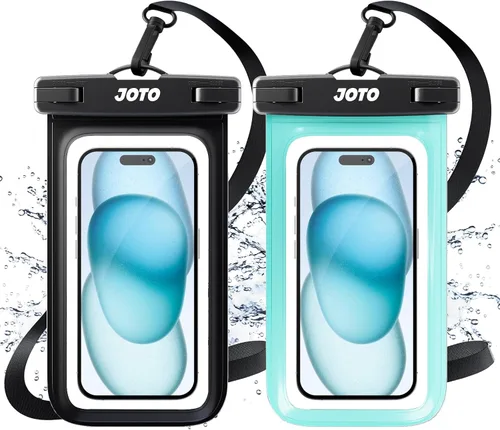 Vista 14 de JOTO Funda universal impermeable de hasta 7 pulgadas para iPhone 17 Air 16 15 14 13 12 11 Plus Pro Max, IPX8 bolsa seca para teléfono celular XR X
