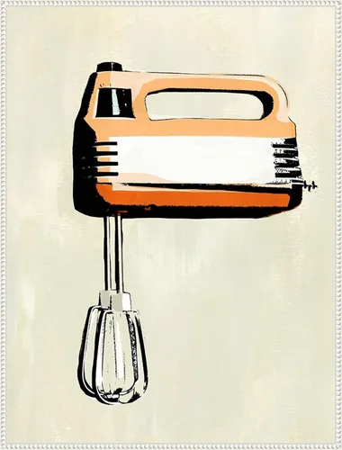Vista 10 de Amanti Art Lienzo enmarcado para pared, 24 x 18 pulgadas, aparato de cocina retro III por Annie Warren, lienzo enmarcado para pared, obras de arte