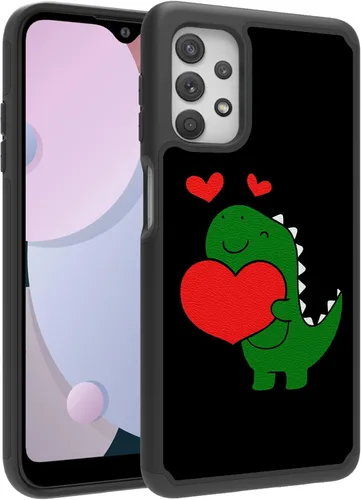 Vista 15 de Funda diseñada para Samsung Galaxy A32 (6.5 pulgadas), funda duradera para teléfono para niña bebé, negra, firmada para Galaxy A32 5G, funda Bebé
