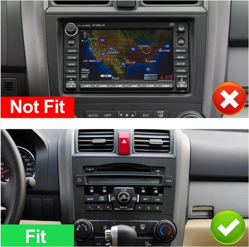 Vista 2 de 1+32G 9 pulgadas Android 13 coche estéreo para Honda CR-V CRV 2007, 2008, 2009, 2010, 2011 pantalla táctil IPS Radio de coche con Carplay y Android