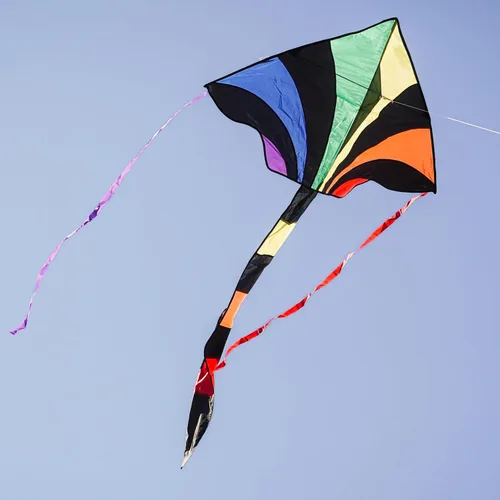 Vista 3 de In the Breeze 2903 Rainbow Sparkler 46 pulgadas Fly-Hi Delta Kite-Single Line kites