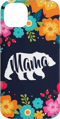 Vista 15 de Mama Bear - Funda para iPhone 17 con diseño de flores florales