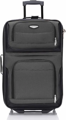 Vista 40 de Travel Select Amsterdam - Equipaje vertical y expansible con ruedas, marino