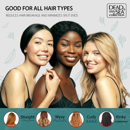 Vista 13 de Set de champú y acondicionador Dead Sea Collection con aceite de argán – Productos hidratantes y suavizantes para el cabello con minerales del Mar