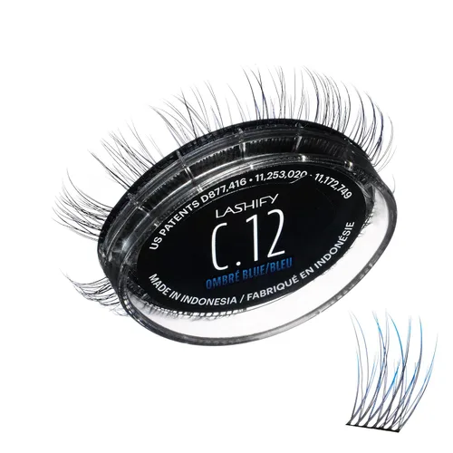 Vista 10 de Lashify Curl - Extensiones de pestañas Gossamer DIY de 0.394 pulgadas, color negro, pestañas postizas fáciles para un aspecto natural