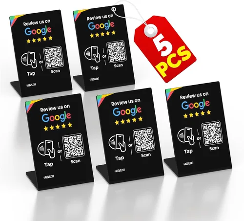 Vista 13 de Soporte para reseñas de Google - Incrementa reseñas con soporte reutilizable para tarjeta de reseña de Google y soporte para código QR - Sin