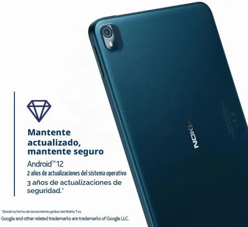 Vista 4 de Nokia T10 Android 12 Pantalla de 8 pulgadas Tablet Versión de EE