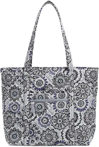 Vista 15 de Vera Bradley Bolso tote Vera de algodón para mujer Amatista Plaid - Algodón Reciclado