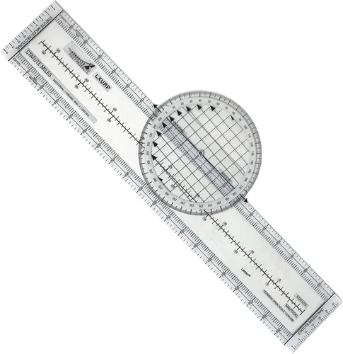 Vista 2 de Advanced Pilot Products Plotter de aviación giratorio - Herramienta de navegación precisa para estudiantes pilotos - Ideal para examen FAA