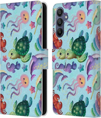 Vista 201 de Head Case Designs Officially Licensed Carla Morrow Colorful Space Dice Patterns Leather Wallet Case Compatible with Samsung Galaxy A07 4G