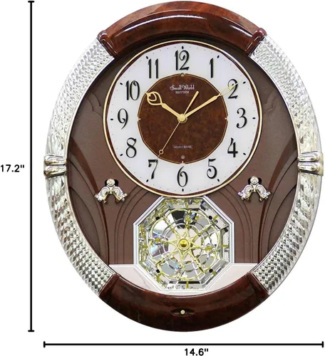 Vista 2 de Rhythm Reloj de movimiento musical "Joyful Moment