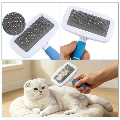 Vista 6 de 6PCS Rabbit Grooming Kit Small Animal Grooming Set Rabbit Brush Nail Care
