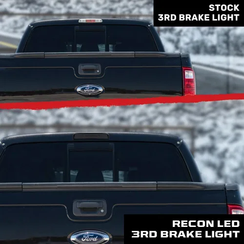 Vista 9 de Recon - Se adapta a 99-16 Super Duty y 95-03 Ranger y 01-05 Explorer Sport Trac 3ª luz de freno con LED CREE XML de ultra alta potencia con elegante
