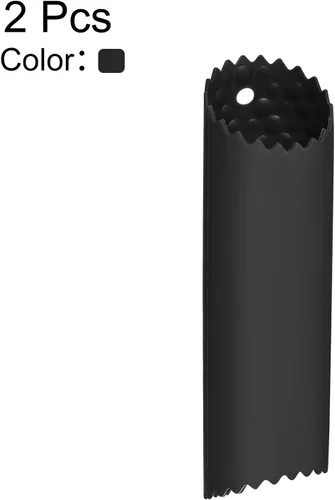 Vista 3 de uxcell 2 tubos de pelado de ajo, pelador de ajo de silicona, rodillo removedor de piel antideslizante para herramientas útiles de cocina, color negro