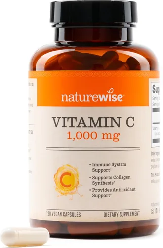 Vista 12 de NatureWise Cápsulas de vitamina C de 1000 mg – Vitamina C vegana extra fuerte para antioxidante diario y apoyo inmunológico – Sin OMG, fabricado