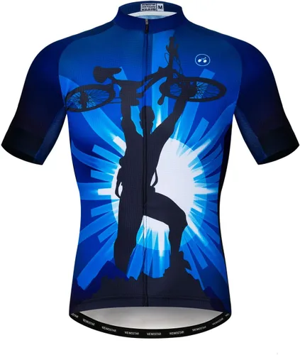 Vista 23 de Camisetas de ciclismo para hombre, camiseta de ciclismo de montaña, manga corta, transpirable, camisetas de ciclismo de secado rápido
