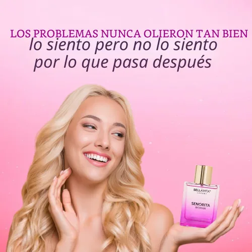 Vista 5 de Bella Vita Luxury SENORITA Perfume para Mujeres (3.4 fl.oz) Fragancia Floral y Afrutada con Granada, Menta y Almizcle Notas de Yuzu y Loto