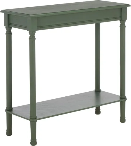Vista 10 de SAFAVIEH Home Collection Tinsley - Mesa consola con estante inferior rectangular color negro