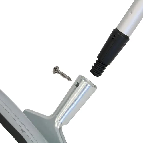 Vista 3 de Unger Kit profesional AquaDozer Max, espátula curvada de superficie lisa de 36 pulgadas y poste de doble extremo de 48 pulgadas, limpiador de hoja