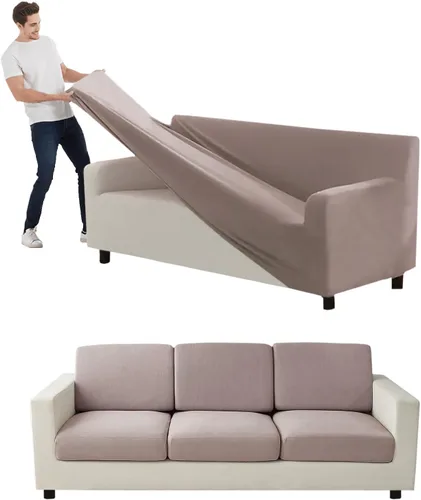 Vista 15 de Funda para Sofá de Terciopelo, Fundas Elásticas para Sofá para Funda Principal Separada/Respaldos y Cojines de Asiento, Funda para Sofá, para Fundas